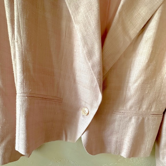 Talbots Pink Silk Blazer - Picture 5 of 7